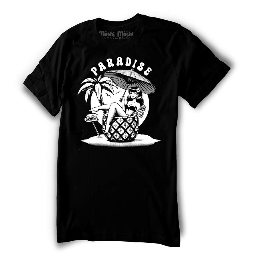 Okinawa Pineapple Girl T-shirt