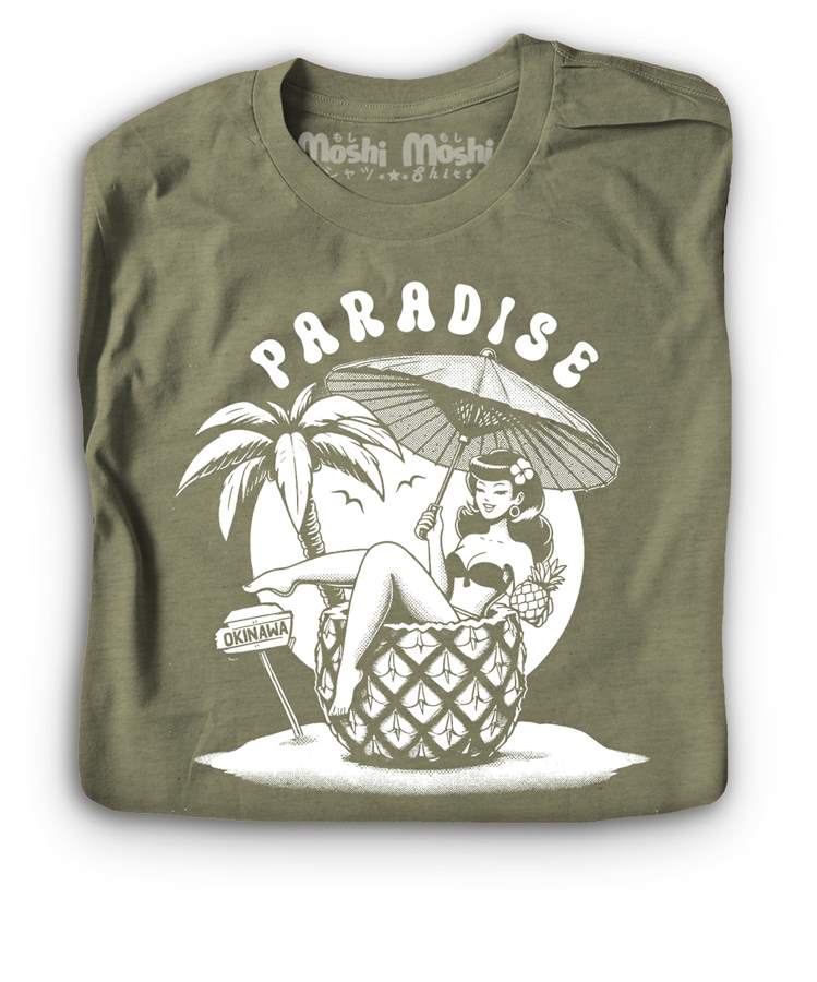 Okinawa Pineapple Girl T-shirt