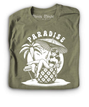 Okinawa Pineapple Girl T-shirt