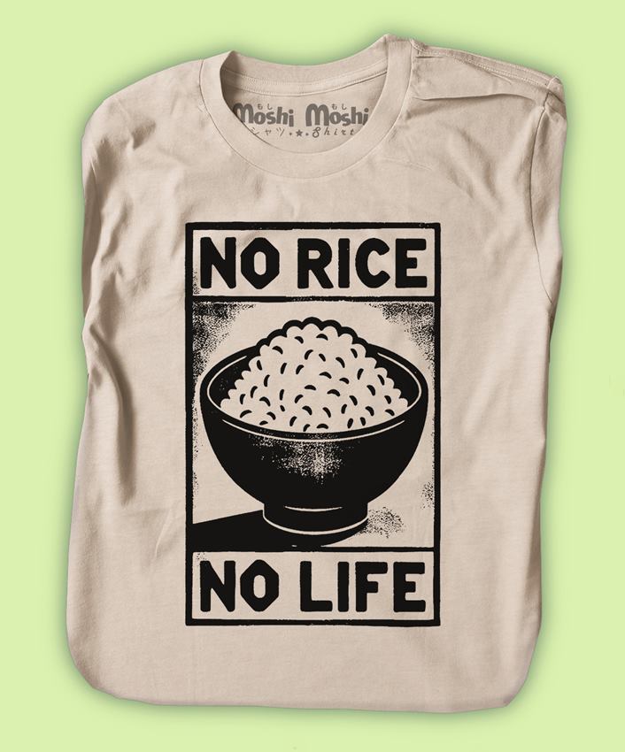 No Rice No Life T-Shirt