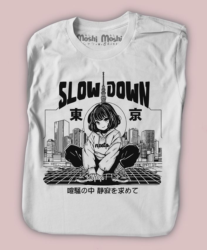 City Pop Anime Girl T-shirt