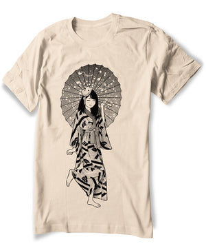 Yukata Anime Girl T-Shirt